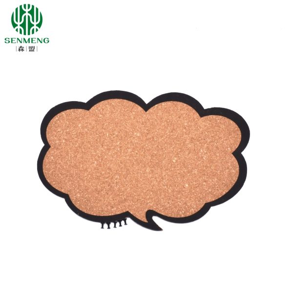Customized Speech Bubble Message Notice Cork board Memo Shape Display Pinboard - 图片 2