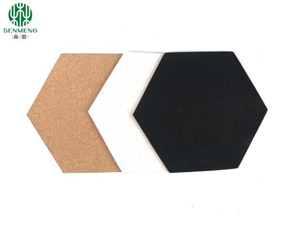 Wholesale Cork Board Hexagon Cork Memo Board Adhesive Cork Tiles DIY - 图片 3
