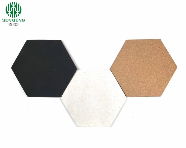 Wholesale Cork Board Hexagon Cork Memo Board Adhesive Cork Tiles DIY - 图片 2