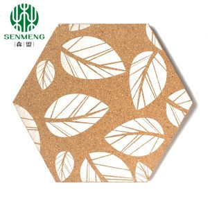 Wholesale Cork Board Hexagon Cork Memo Board Adhesive Cork Tiles DIY