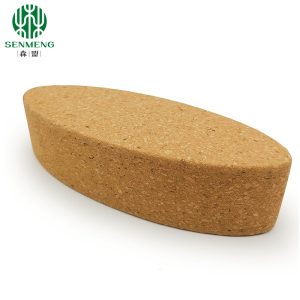 Oval Cork Yoga Brick Egg Cork Yoga Blocks For Seated Reclining Postures