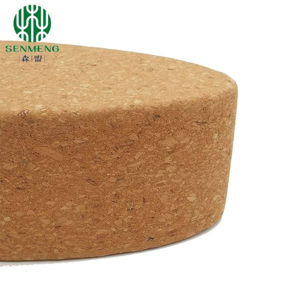 Non-Toxic and Hypoallergenic Natural Egg Oval Cork Blocks Yoga Bricks - 图片 2