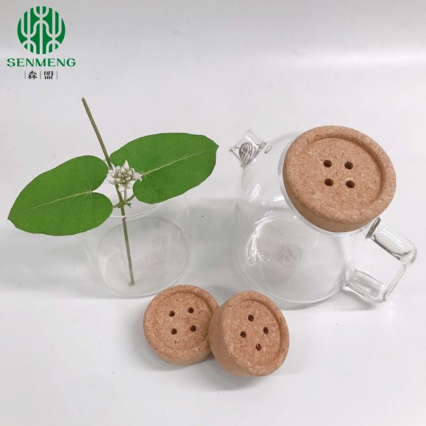 Natural Cork Cap for Glassware Teapots a Kitchen Glass Jar with Cork Lid - 图片 7