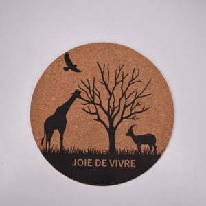 Customized Cork Coasters for Drinks, Custom Engraved Absorbent Heat & Water Resistant Coasters for Cups and Mugs