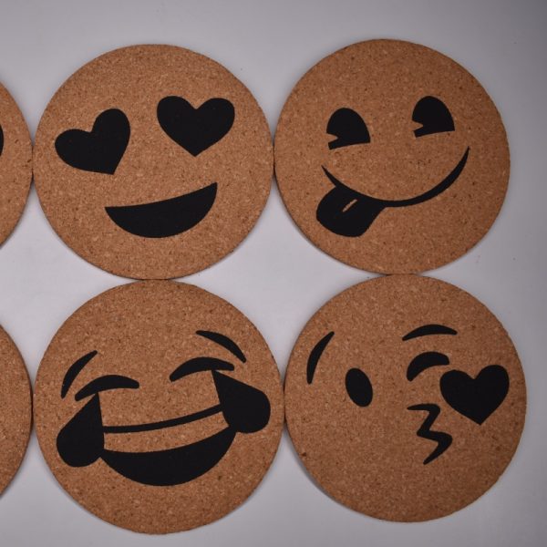 Customized Cork Coasters for Drinks, Custom Engraved Absorbent Heat & Water Resistant Coasters for Cups and Mugs - 图片 6