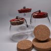 Tapered Cork Jars Stopper,Customized Size Tapered Cork Stopper, Rounded Cork Stopper for Bottle,Jars - 图片 2