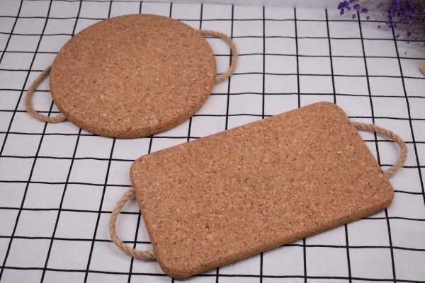 High Density Thick Rectangle Cork Placemats for Hot Dishes With Heat Resistant - 图片 4