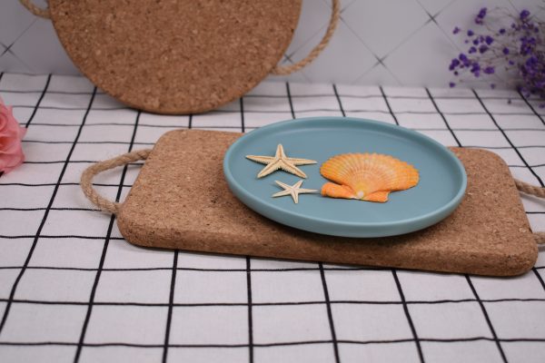High Density Thick Rectangle Cork Placemats for Hot Dishes With Heat Resistant