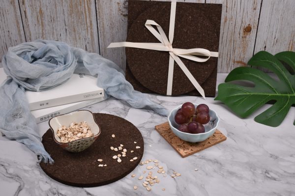 Premium Quality DIY Personalized Sustainable Antiskid Good Resilience Cork Placemats - 图片 8