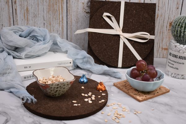 Premium Quality DIY Personalized Sustainable Antiskid Good Resilience Cork Placemats - 图片 7
