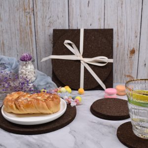 Premium Quality DIY Personalized Sustainable Antiskid Good Resilience Cork Placemats