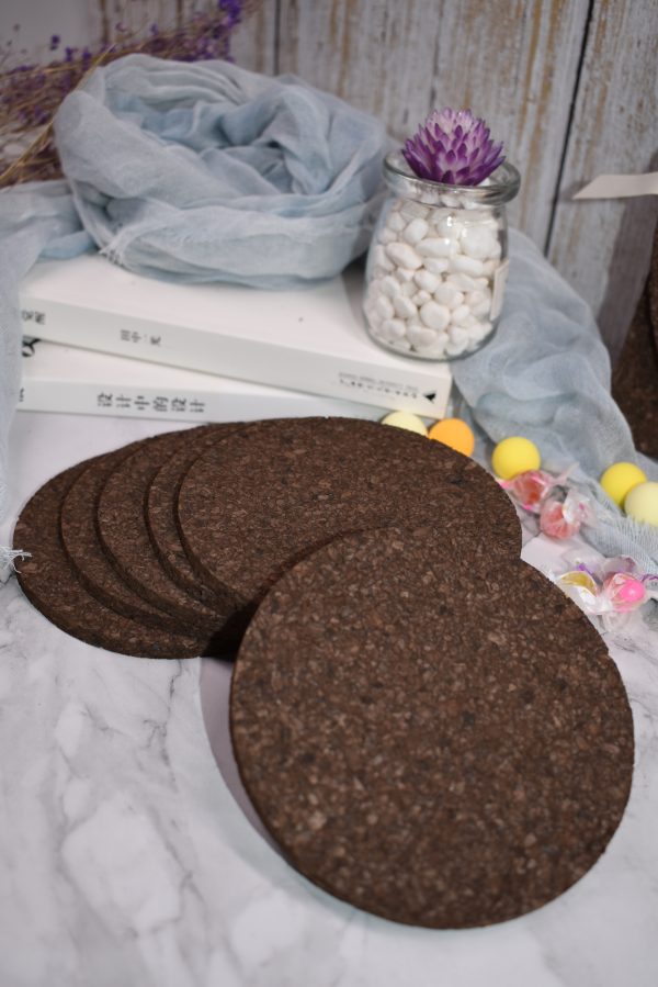 Premium Quality DIY Personalized Sustainable Antiskid Good Resilience Cork Placemats - 图片 3