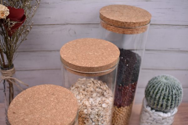 Wholesale Custom Natural Tapered Cork Lids Stoppers for Glass Bottle or Jars - 图片 2