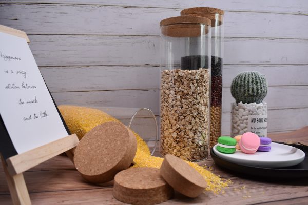 Customized  Sizes VarietyCork Lids Tapered for Replacement Cork lids