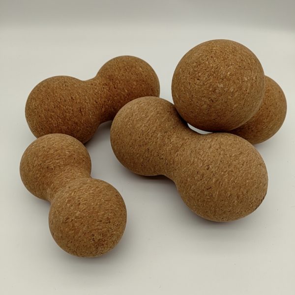 Cork Peanut Massage Ball, Gymnastics Massage Ball for Deep Tissue Muscle Massage - 图片 6