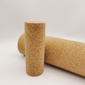High Density Natural Wooden Foam Yoga Cork Roller Muscle Relaxer