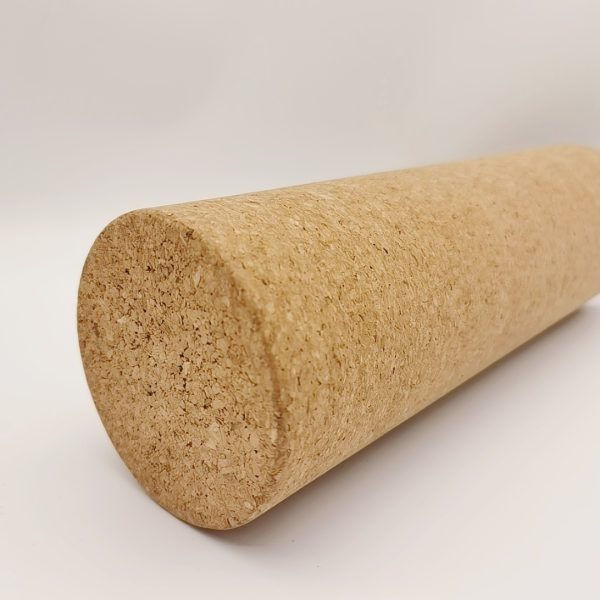 High Density Natural Wooden Foam Yoga Cork Roller Muscle Relaxer - 图片 6