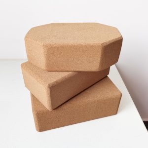 Customized Shape High Quality Eco freindly Yoga Cork Block For Fitness