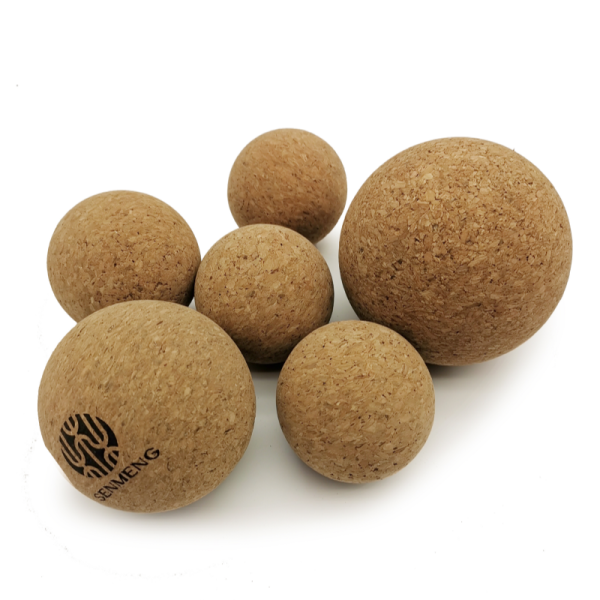 Lightweight and Portable Cork Yoga Balls For Muscle Relaxer - 图片 2