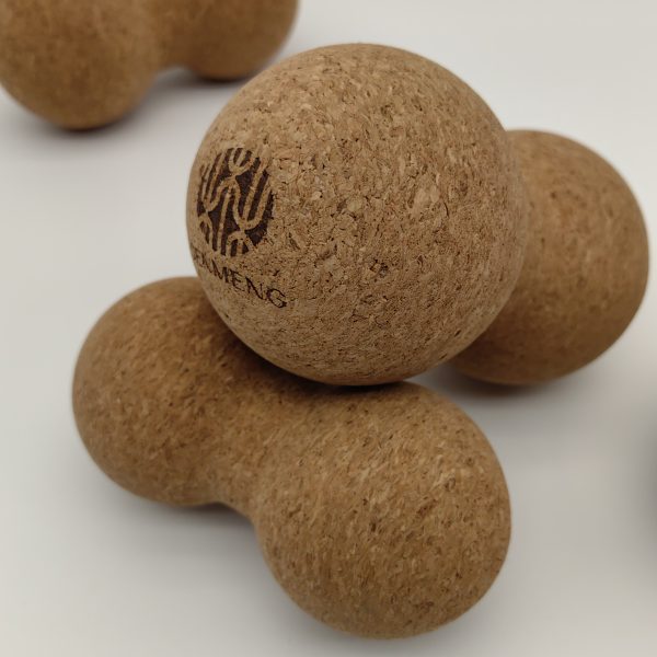 Cork Peanut Massage Ball, Gymnastics Massage Ball for Deep Tissue Muscle Massage - 图片 4