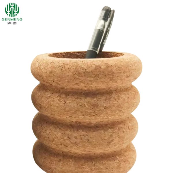 Creative Cork Desk Holder Pot Stand Tidy Organizer Office Stationery - 图片 7