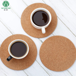 Thick and Sturdy Cork Coasters Reduce Noise and Prevent Scratches