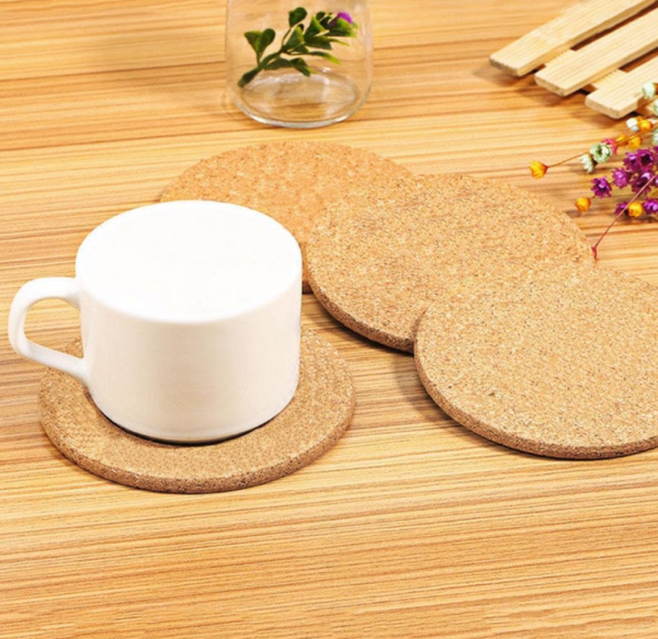 Wholesale Eco-Friendly Low Price Cork Round Coaster Sustainable Cork Coasters - 图片 3