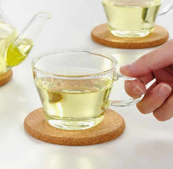 Thick and Sturdy Cork Coasters Reduce Noise and Prevent Scratches - 图片 6