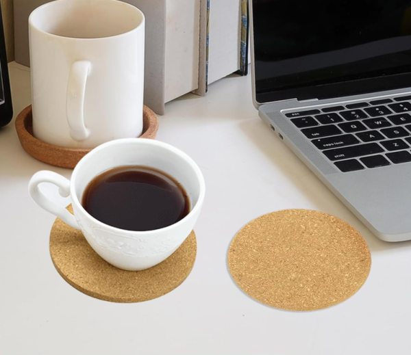Wholesale Eco-Friendly Low Price Cork Round Coaster Sustainable Cork Coasters - 图片 6