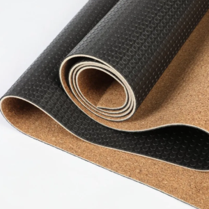 Cork Yoga Mat  Eco friendly With TPE Anti Slip and Sweat-absorbing, Suitable for Yoga Pilates Meditation Indoor Fitness