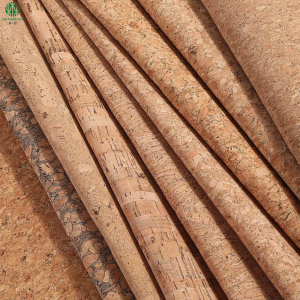 Natural Cork Fabric for Ladies Bag, Wall Decoration with Ecofriendly Material Custom Cork Fabric