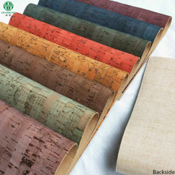 Natural Cork Fabric for Ladies Bag, Wall Decoration with Ecofriendly Material Custom Cork Fabric - 图片 4