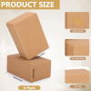 Premium Cork Yoga Block Anti-Slip Surface for Hot Yoga, Pilates, and Meditation - 图片 5