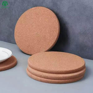 Round Cork Placemats ,Custom Size Heat Cork Placemats for Hot Dishes, Pots and Pans