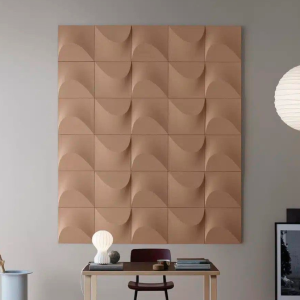 Natural Cork Wall Tiles Premium Quality Heat Insulation Waterproof  Cork wall