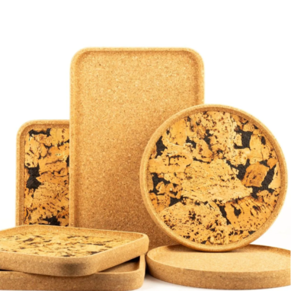 Natural Cork Tray Heat Resistant and Surface Protector - 图片 2