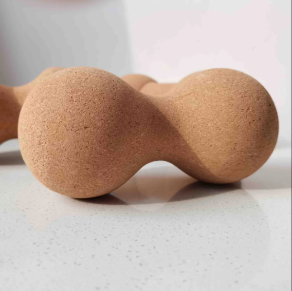 Customizable Eco Friendly CorkYoga Peanut Balls  Durable NonToxic Cork Yoga Balls - 图片 2