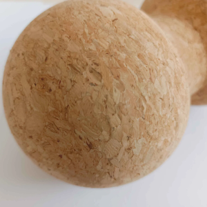 Cork Yoga Ball Peanut Massage Ball for Hand Exercise Sturdy Fitness Roller Ball Back Neck Massager