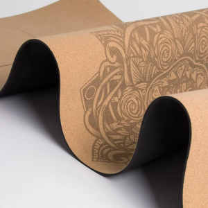 Natural Private Eco Friendly Custom Anti Slip Cork Yoga Mats