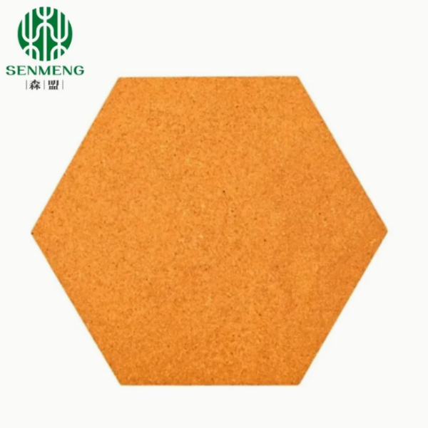 Hexagon Shape Bulletin Message Cork Sheet Board Cork Bulletin Board For Wall Decoration and DIY Crafts - 图片 3