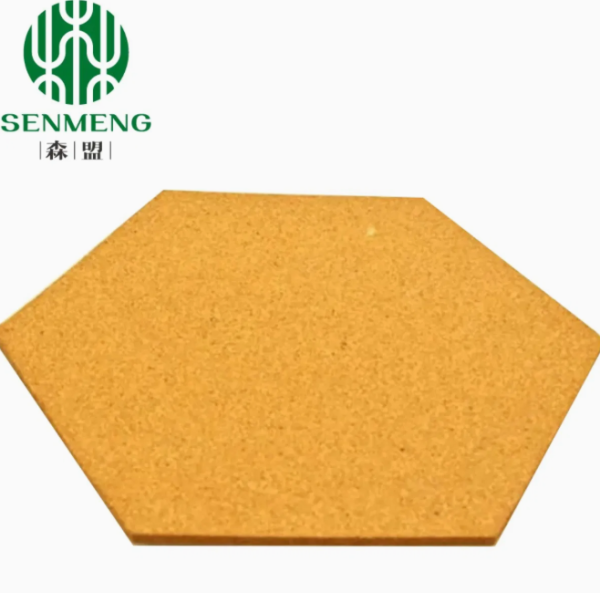 Hexagon Shape Bulletin Message Cork Sheet Board Cork Bulletin Board For Wall Decoration and DIY Crafts - 图片 6