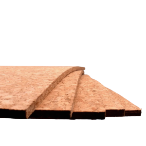 Natural Cork Underlayment Sheets Custom Size 12 mm Thick