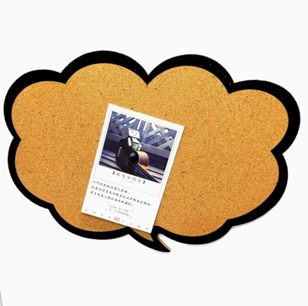 Customized Decorative Bubble Shape Natural Cork Bulletin Board Cork Sheet