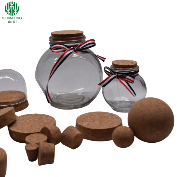 Customized  Design Cork Lids Candle Jar Cork Stopper with Premium Quality - 图片 2