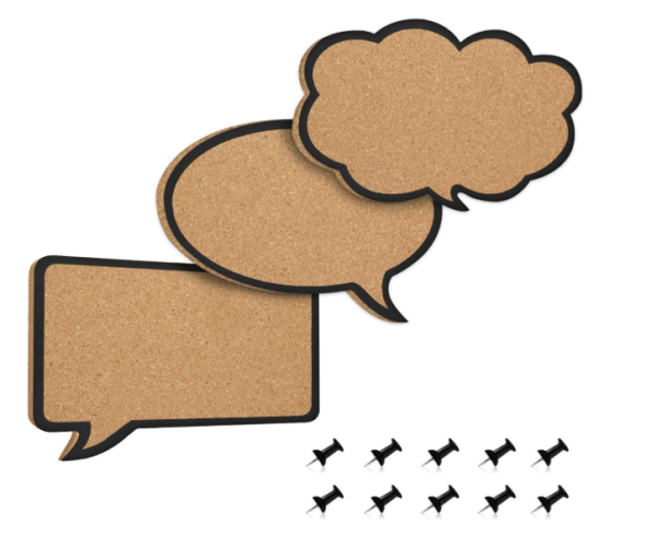 Cork Board Bulletin Board Customized Design Message Noticeboard Memo Shape Display Pinboard