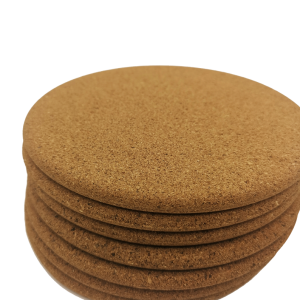 Customized Round Household Eco-Friendly Cork Placemats Cork Trivets For Hot Dishes