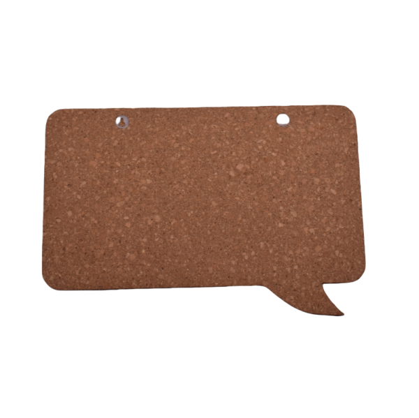 Customized Message Noticeboard Memo Shape Display Pinboard Speech bubble Cork Bulletin Board - 图片 4