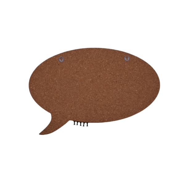 Customized Message Noticeboard Memo Shape Display Pinboard Speech bubble Cork Bulletin Board - 图片 3