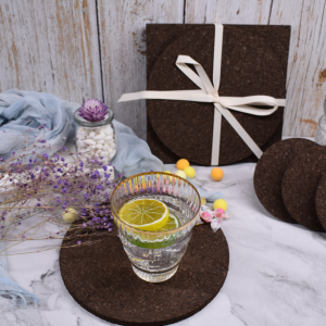 Cork Placemats For Kitchen and Dining Tables With Heat Resistant, Durable, Easy Cleaning Set of 2