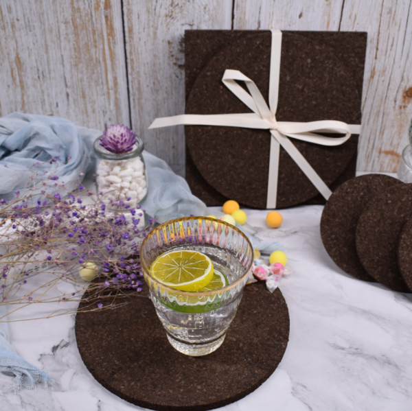 Cork Placemats For Kitchen and Dining Tables With Heat Resistant, Durable, Easy Cleaning Set of 2